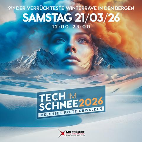 TECHimSCHNEE 9th, der verrückteste Winter Rave